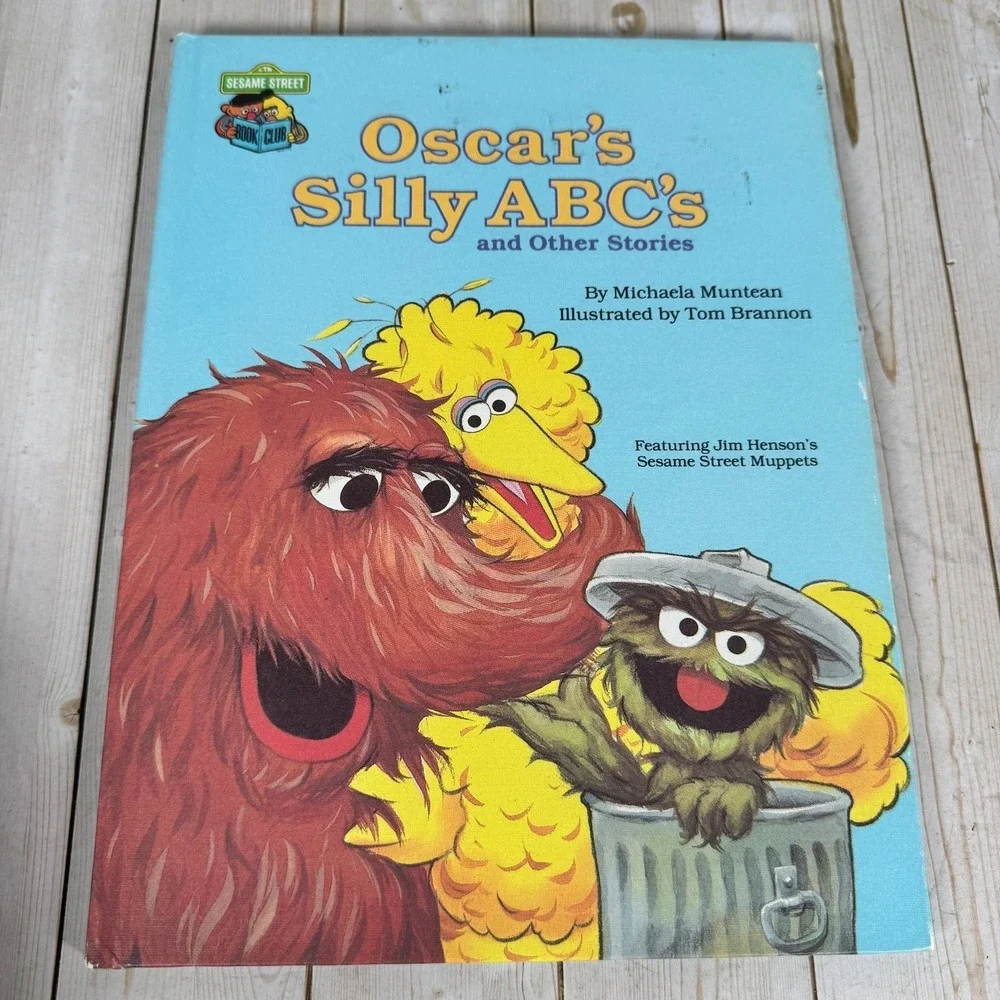 Vintage Sesame Street Book Club Lot 10 HC Kids Books‎ ABC Counting Learning